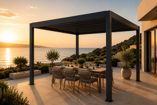 Pergola alu ou acier : lequel choisir pour une bioclimatique ?