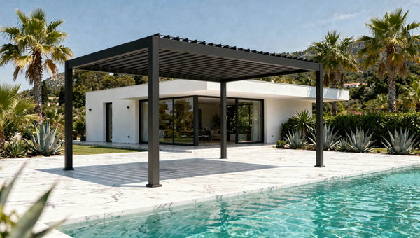 Pergola bioclimatique et impôts : taxe foncière + taxe d'aménagement